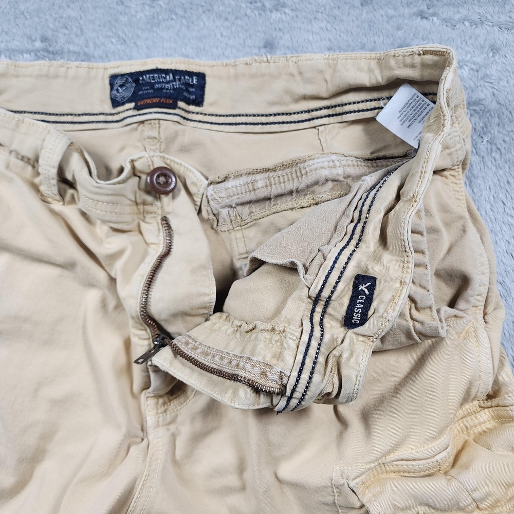 American Eagle Cargo Shorts Mens (Fits 32) Y2K Gorpcore Casual Summer Retro - Picture 10 of 14